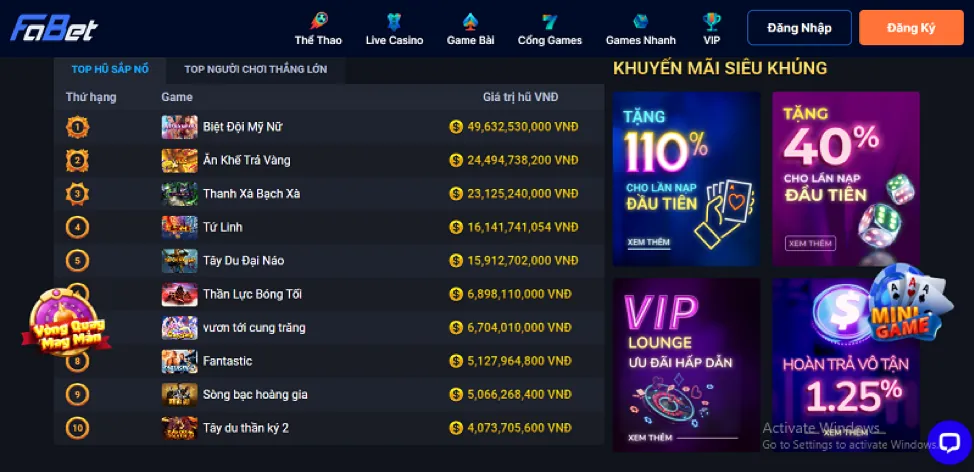 Tận dụng Khuyến mãi fk22 bet